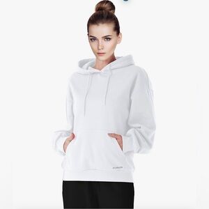 Womens fleece Hoodie with soft brushed fleece features bushy inner fluff!